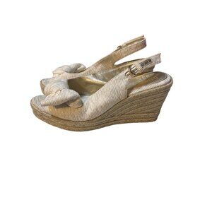 Naturalizer Womens Espadrille Wedge Sandals With Bow Detail & Adjustable Strap S